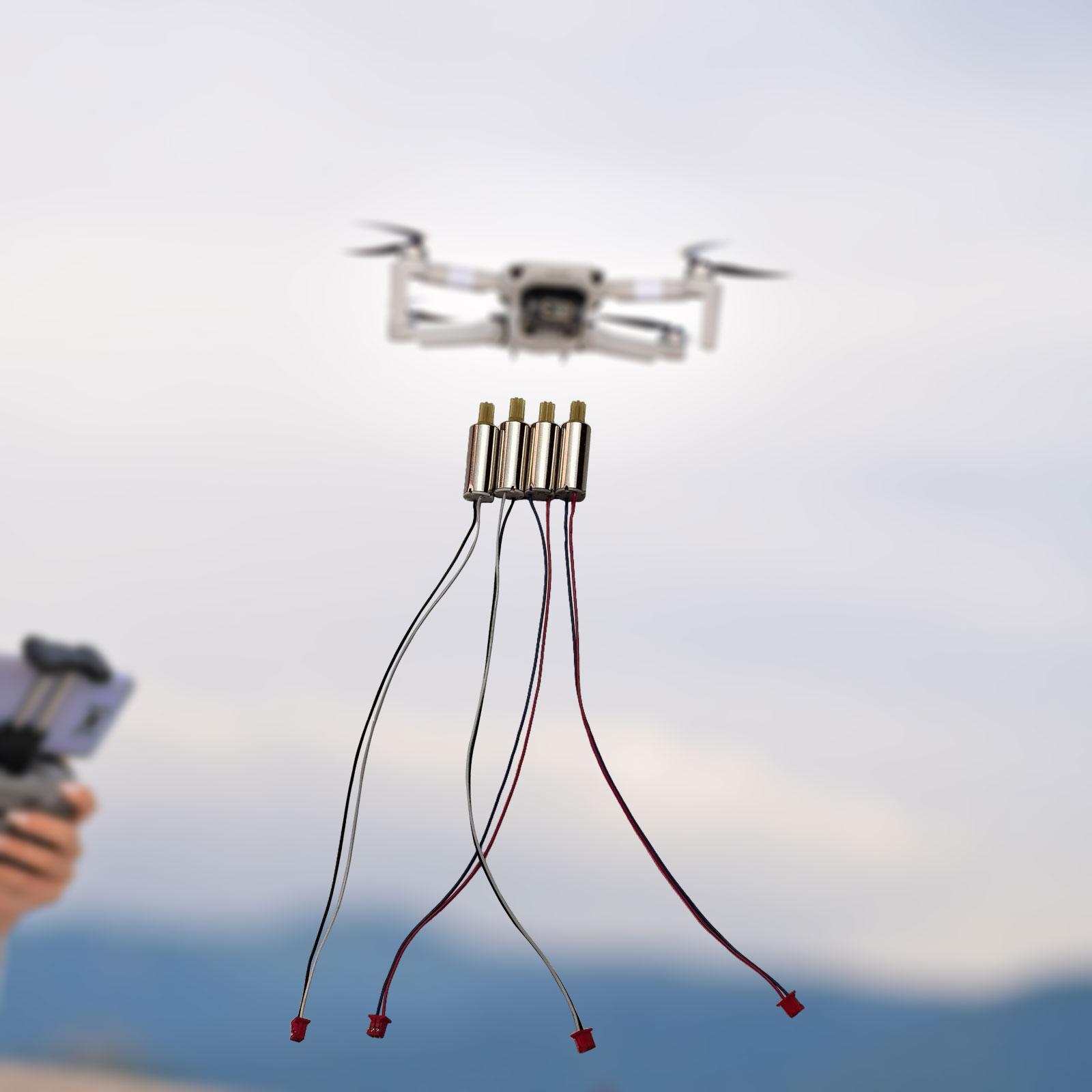 Rc Helicopter Coaxial - 4 Stück RC-Drohnen-Motorkomponenten RC-Drohnen-Ersatzteile für E88Pro,