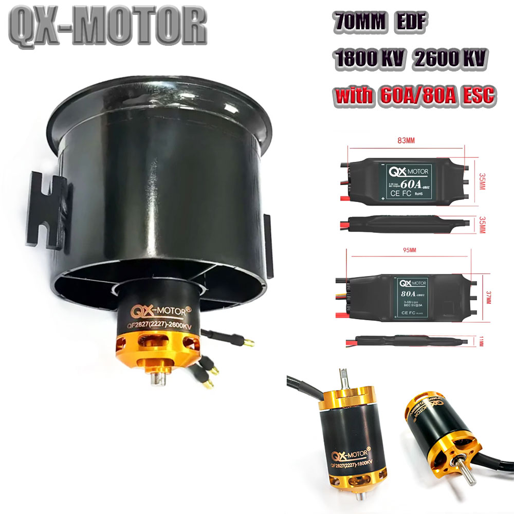 QX-MOTOR 70-mm-EDF-Rotor mit 1 – Rc Helicopter Blade Bewertung und Preis
